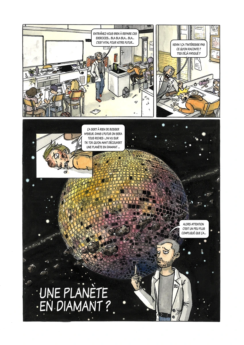 Une planète en diamant ? Page 1