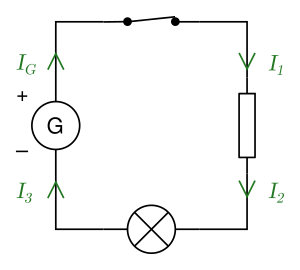 Loi intensité circuit série