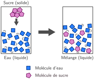 Dissolution au niveau microscopique