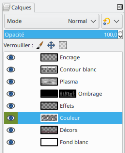Calques GIMP